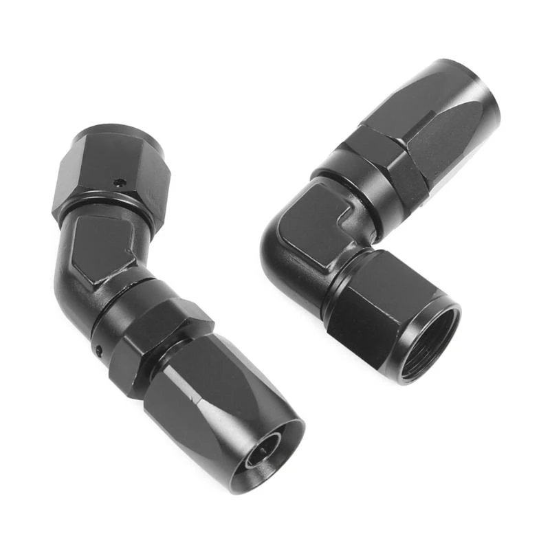 A2UC Universal AN4/AN6/AN8/AN10/AN12 Straight 45° Oil Cooling Connector Oil Swivel-Hose End Fitting Oil Hose End Adaptor
