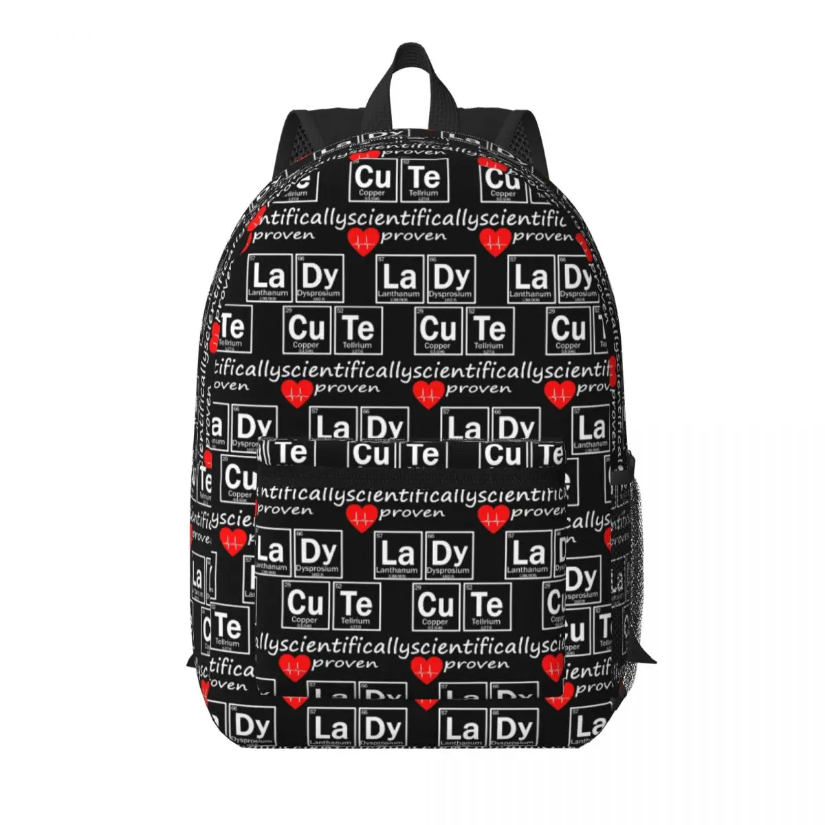 Elements Periodic Table Science Chemistry Chemical Student Backpack School Bag Hiking Travel Daypack  Bookbag Shoulder Bags