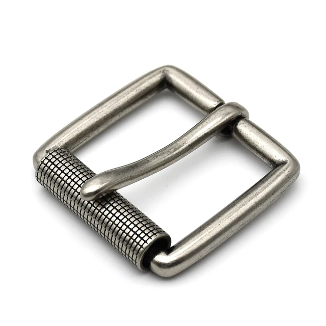 1piece 40mm Alloy Belt Buckle Men's Roller Pin Buckle Waistband Head Leather Craft Belt Parts Accessories Bronze Silver 1piece 40mm Alloy Belt Buckle Men's Roller Pin Buckle Waistband Head Leather Craft Belt Parts Accessories Bronze Silver