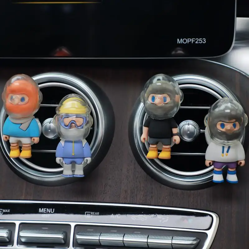 

Car Air Outlet Aromatherapy Clip Creative Cartoon Car Interior Decoration Boyfriend Cute Cartoon BOB-X Boyfriend Power Tide Play