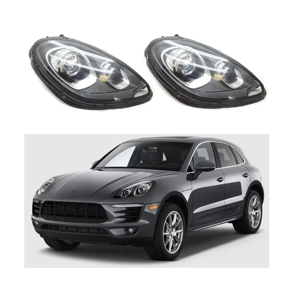 For Porsche Macan Auto Head Light AFS 2015-2018 OEM 95B941029EJ / 95B941030EJ Head Lamp With Steering Function