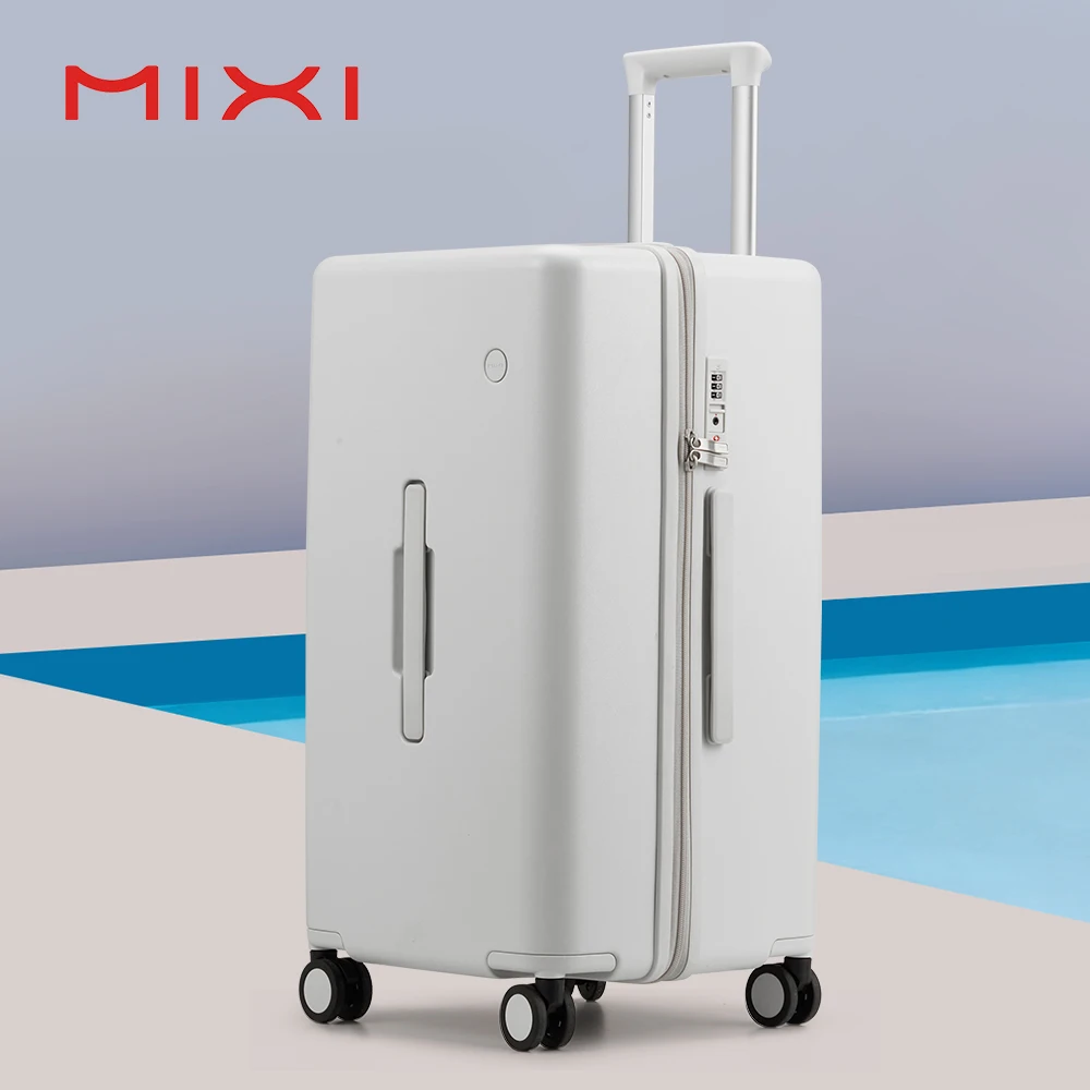 

Mixi Large-Capacity Suitcase 24 26nch Checked in Rolling Wheels PC Luggage TSA Lock Trolley Case Travel Suitcases Trunk M9301