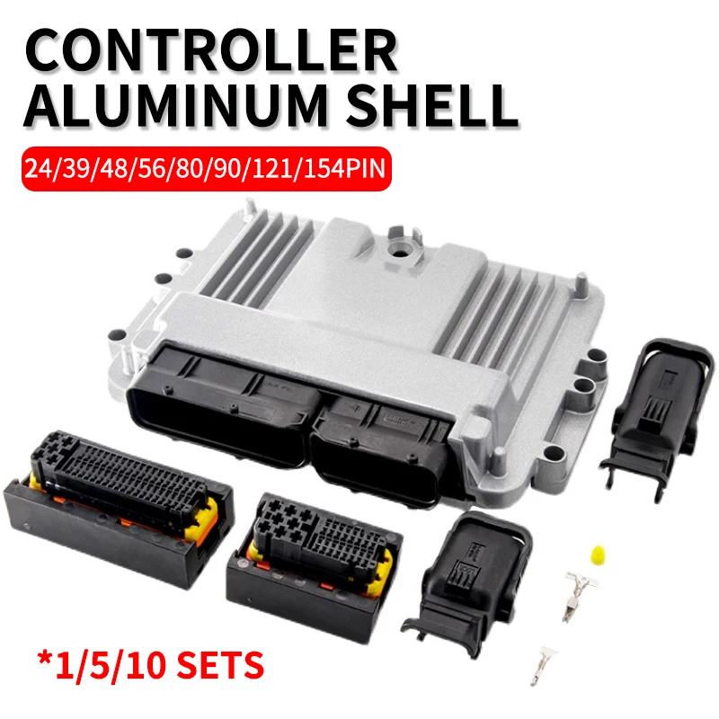 

24P/39P/48P/56P/80P/90P/121P/154Pin ECU Sealed Automotive FCI Auto Connector aluminum shell PCB control system with terminals