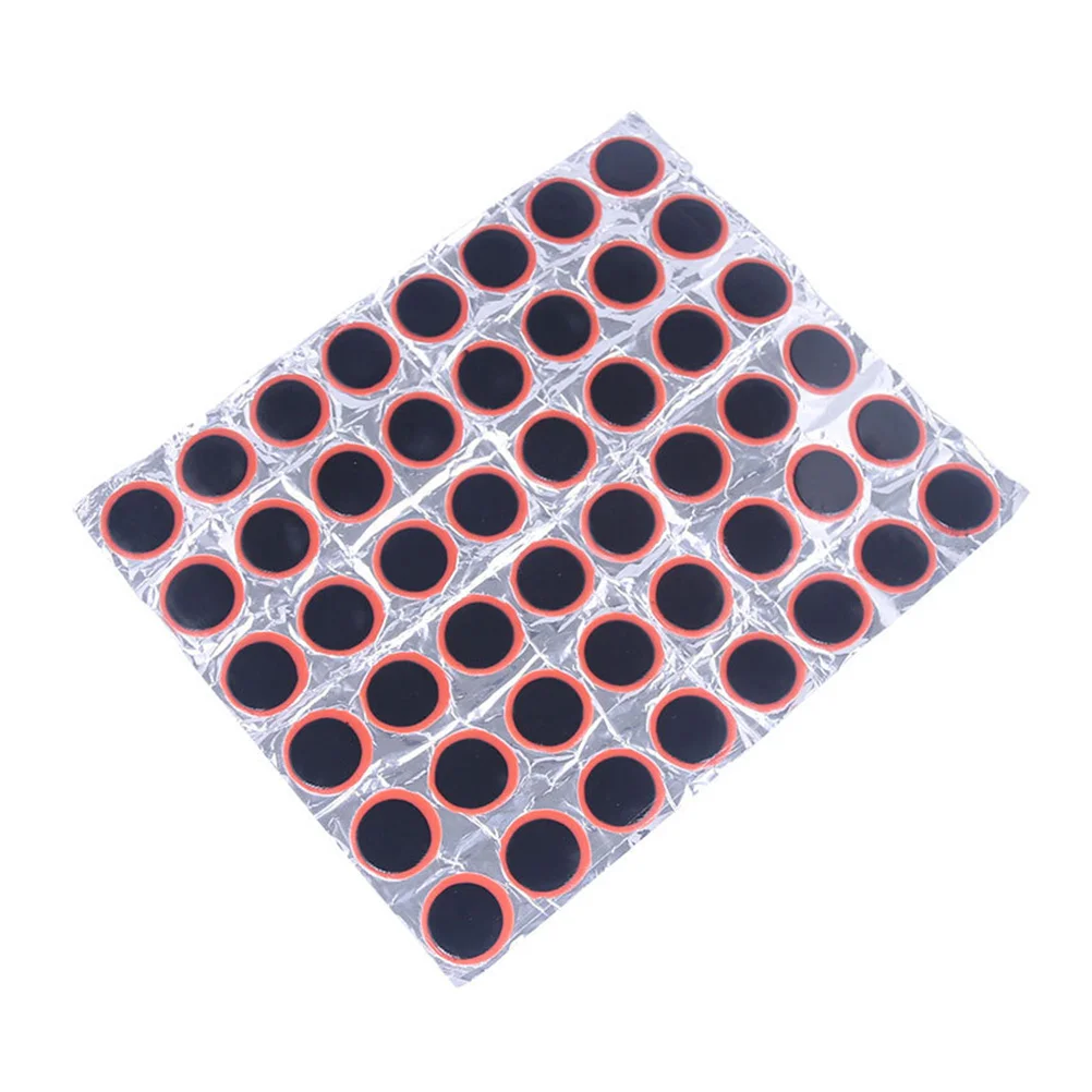 48pcs 25mm Motor Bike Tire Inner Tube Puncture Rubber Patches Repair Kit tire patch patch repair kit