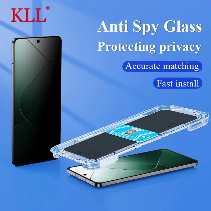 

With One-click Installation Anti-spy Privacy Glass For Xiaomi 14 13 12 Lite 13T 12T 11T Poco F6 F5 Pro F4 F3 GT Screen Protector