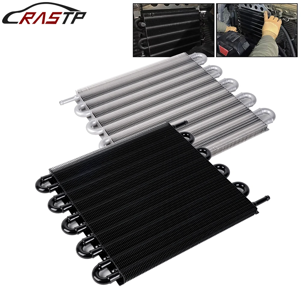 

RASTP-10 Row Extended Length 5/16" Oil Cooler Kit Aluminum Radiator Auto-Manual Radiator Converter Kit OSA021