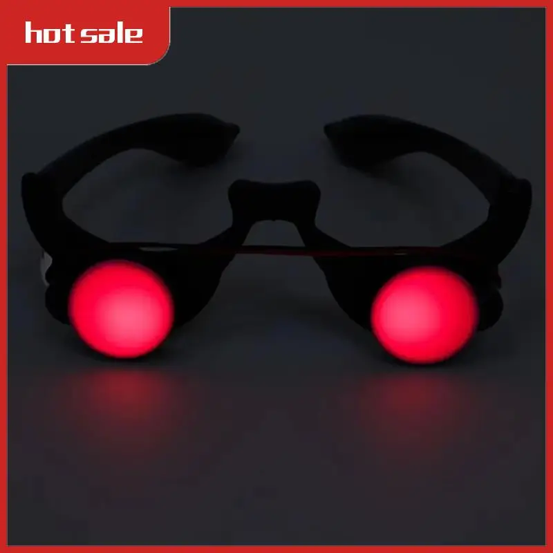 

A33R-2PCS Halloween Horror Red Eye Glasses Props Funny Personality Scary Horror Glassesparty Tricky Eyes Cosplay Prop Glow