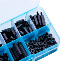 180Pcs M3 Female Male Hex Hexagon Pillar Nylon Standoff Spacer Column For PCB Motherboard Plastic Spacing Phillips Screws