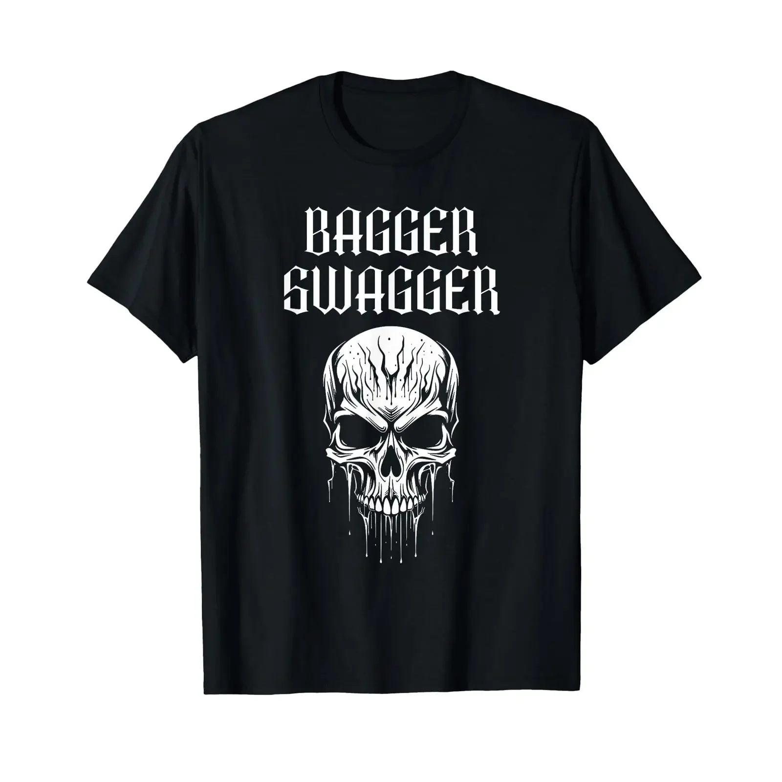 Biker Motorcycle Rider Bagger Swagger Skull T Shirt vintage Washed streetwear Stylish Soft Casual Breathable Versatile