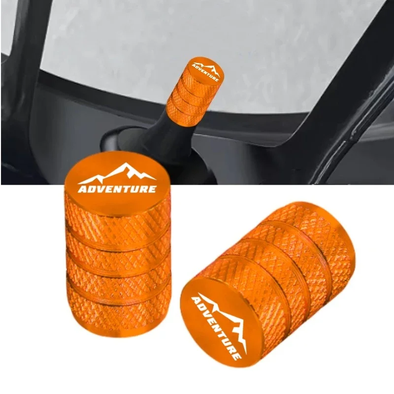

For KTM Adventure Tire Valve Caps Wheel Tyre Cover CNC Aluminum Alloy For KTM Adventure