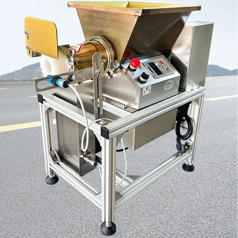 Máquina de fazer massa em espiral única, máquina quantitativa de corte e divisão de massa, pães cozidos no vapor, totalmente automática