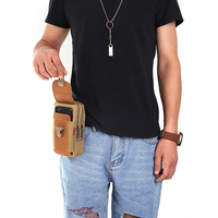 Man Belt Pouch Mobile Phone Bag Holster Bag Molle Waist Bag Pack Small Tactical Duty Belt Backpack Card Holder