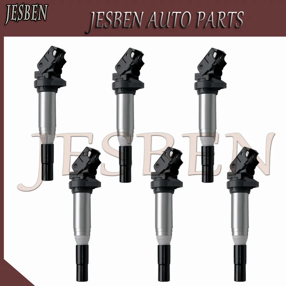 

6PCS 12138616153 Ignition Coils For BMW E81 F22 F23 E46 E90 F33 X3 E83 E65 E66 12137594596 0221504470 12137571643 C1795 C1826