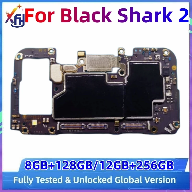 Unlocked Motherboard PCB Module For Xiaomi BlackShark Black Shark 2 Mainboard 128GB 256GB Main Board With Full Chip