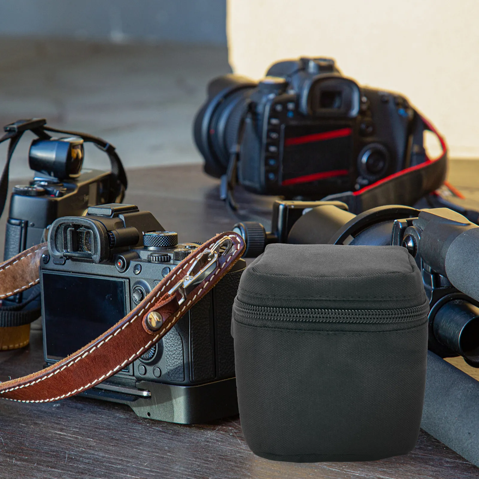 1Pcs Small Lens Bag Compact Portable Camera Storage Bag Waterproof Shockproof Outdoor Photography Accessory Camera Accessory
