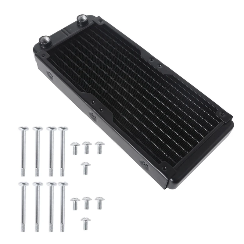 Aluminum Radiator 10 Row Tubes Heat Exchanger Radiator for CPU Water Cool System