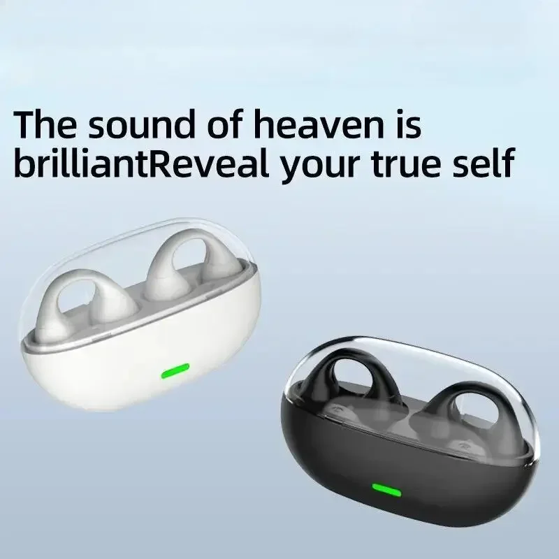 S22 Earclip Wireless Bluetooth Headset OWS Touch Light Mini High Quality Earplugs Anti Sweat HD Sound Stereo Universal Headset image 2