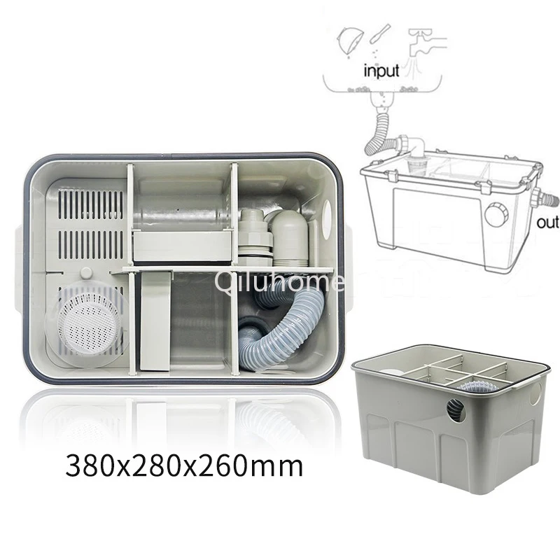 Dental Lab Gypsum Filter Stone Plaster Powder Trap Filter Gypsum Sedimentat Tank Kitchen Filter Box