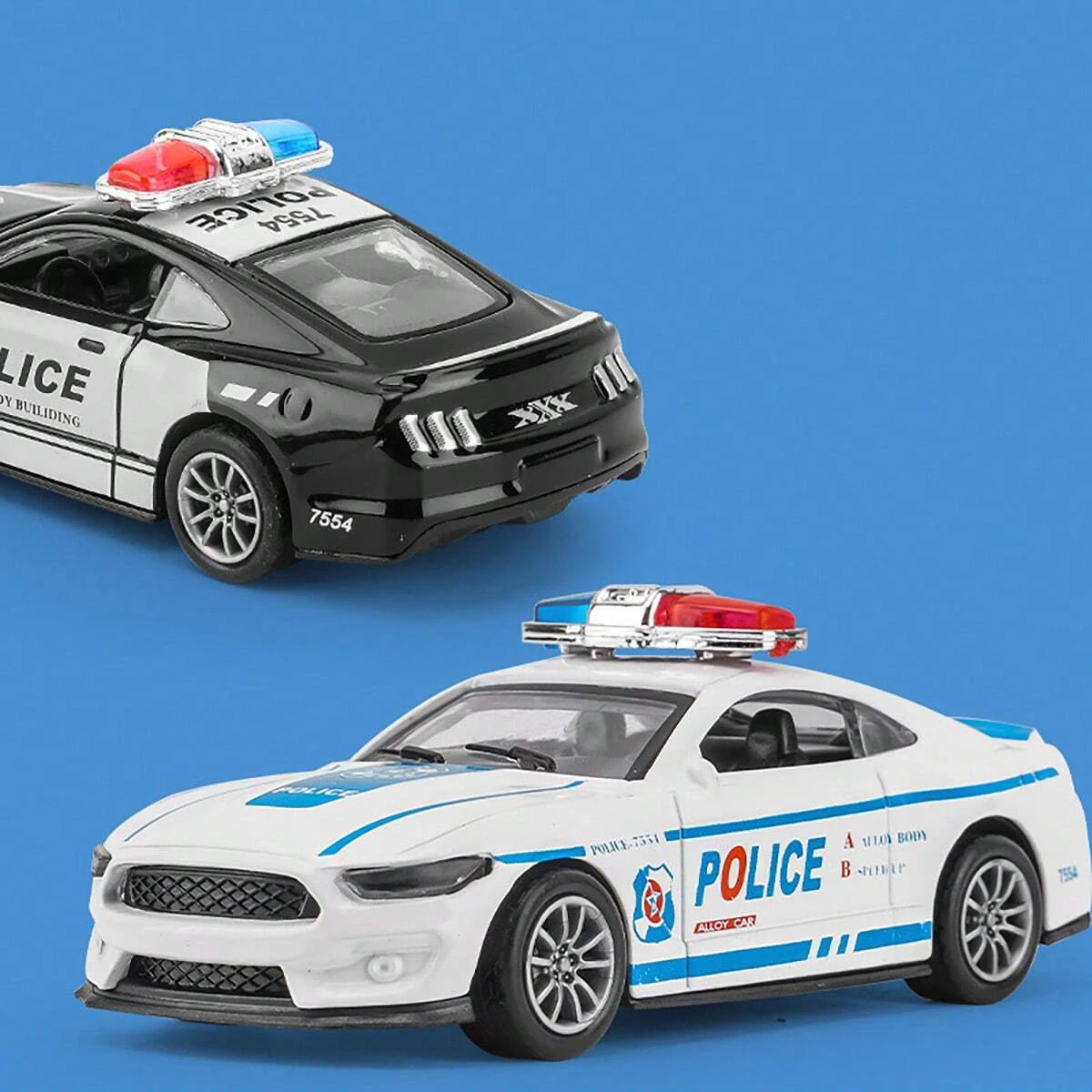 Casting Alloy Model Car Pullback Function Non-Opening Doors Diecast Vehicle Collectible Toy for Kids view 4