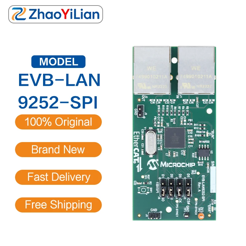 For EVB-LAN9252-SPI Industrial SPI LAN Network Communication Development Module