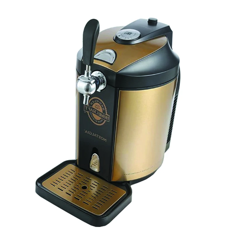 

5L Keg Automatic Self-Brewing Beer Equipment Mini Semiconductor Cooling Draft Beer Dispenser Small Barbecue Draft Beer Machine
