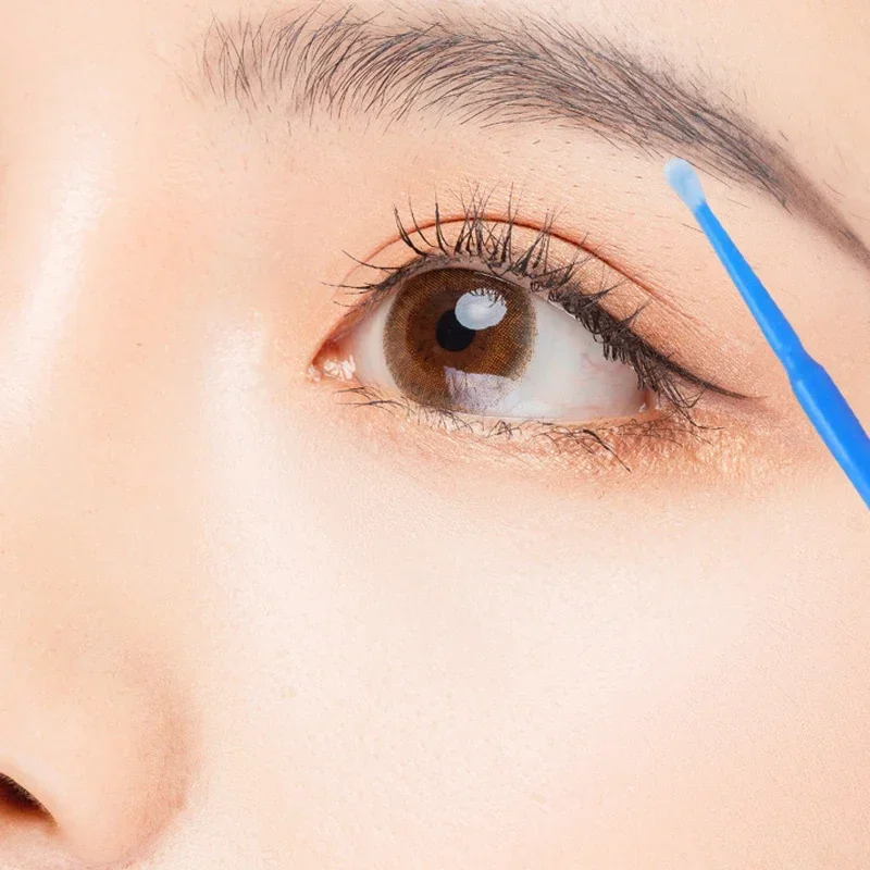 100PCS Eyelash Extension Cleaning Swabs Lash Lift Glue Remover Applicators Microblade Makeup Micro Brushes Tool