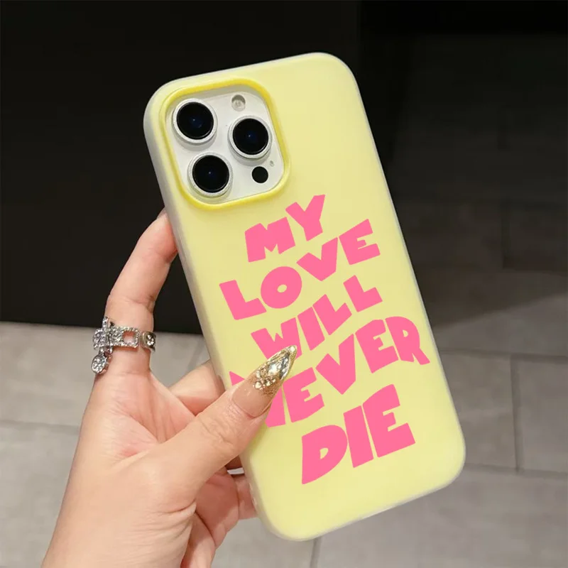

Pink English Pattern 2 IN 1 Phone Case For Redmi 10 11 12 13 14 4G Xiaomi Redmi Note 10 11 12 13 14 Pro 5G 14C 13C 15C 5G Fundas