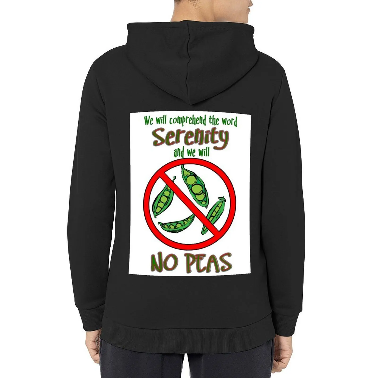 

No Peas Hoodie korean clothes mens clothes men wear winter clothes new in hoodies
