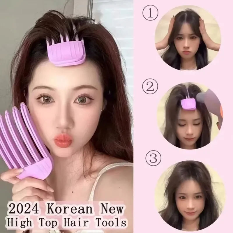 Hair Root Fluffy Hair Clips Lazy Hair Top Styling Curling Barrel Portable Korean Hair Clips Hair Rollers Bangs Volumizing Clip