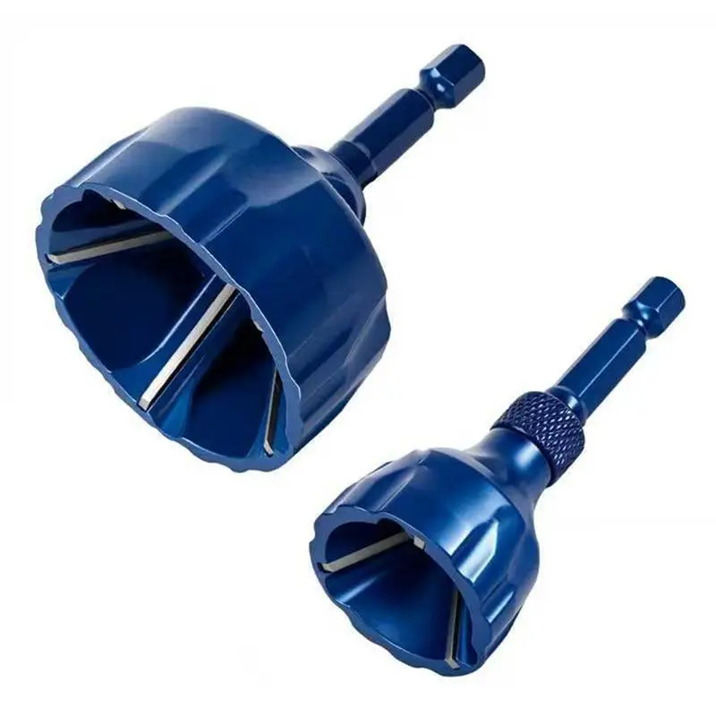 ABAE-Heavy Duty Chamfer Deburring Tool, Drill Bit For Screws Bolts PVC, 5-20Mm & 15-35Mm Dual Size, Carbide Blades