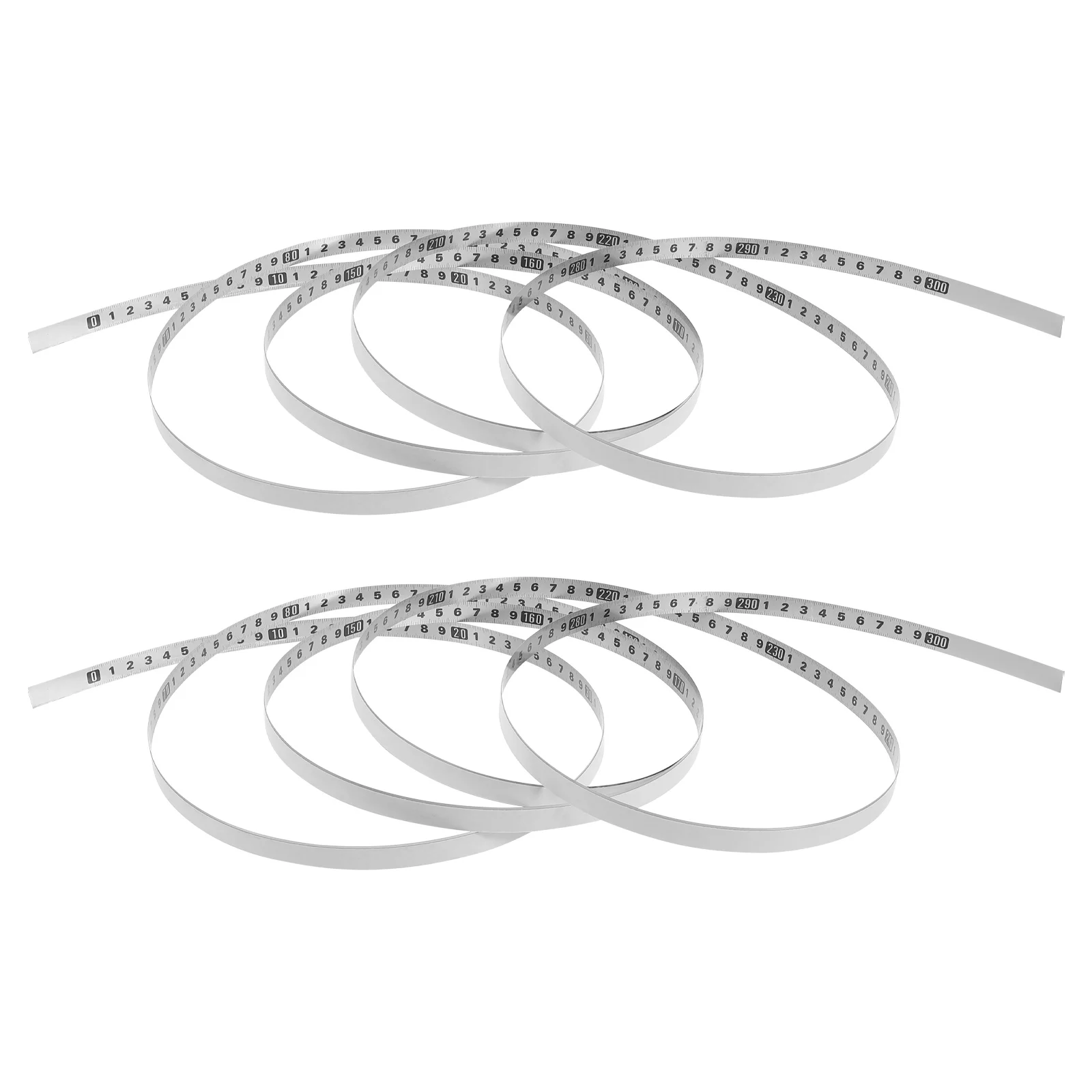 2 Rolls Measuring Tape Carbon Steel Adhesive Woodworking Tools Ruler Wooden Workbench Drafting Tools Measurement Sticker