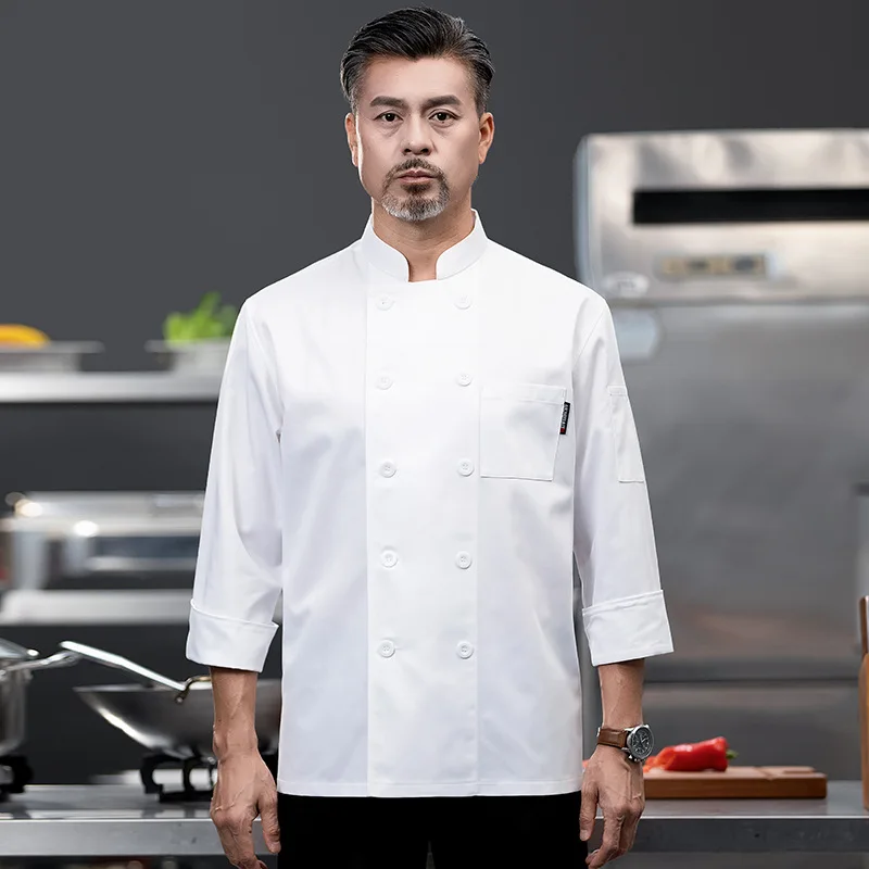 Униформа официанта с длинным рукавом, рандомная, с длинными рукавами и короткими брюками, идеально подходит для всех сезонов