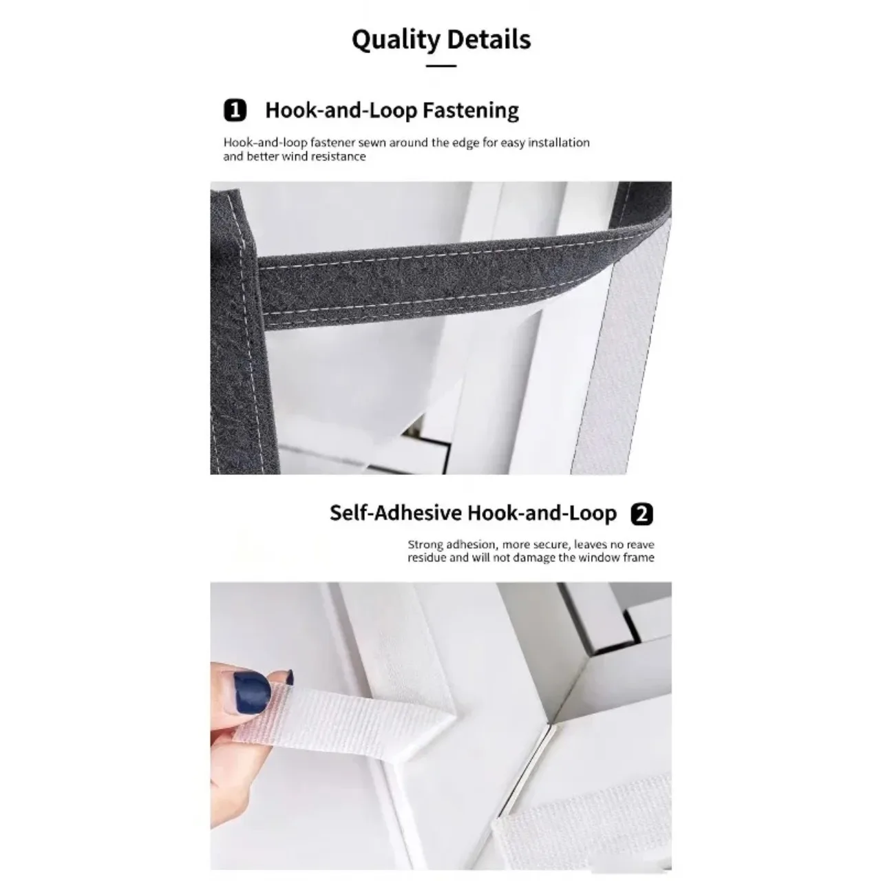 Windproof and Heat-insulating Window Cover, High-quality PVC Transparent Film Gray Framed Curtains, Used To Maintain Indoor Heat