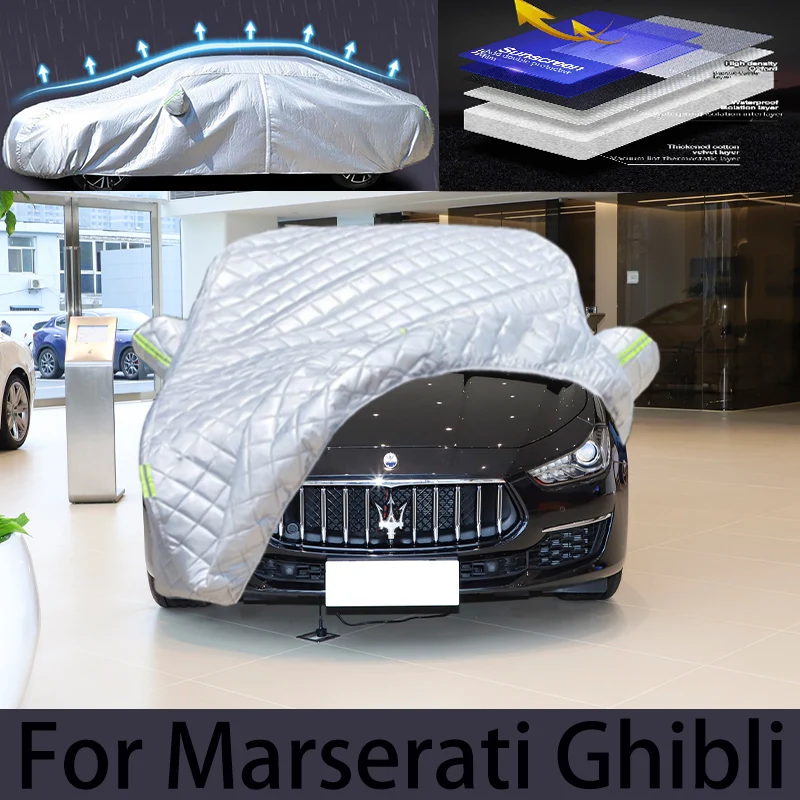 

For maserati ghibli Hail prevention cover,auto rain protection, scratch protection, paint peeling protection, car clothing