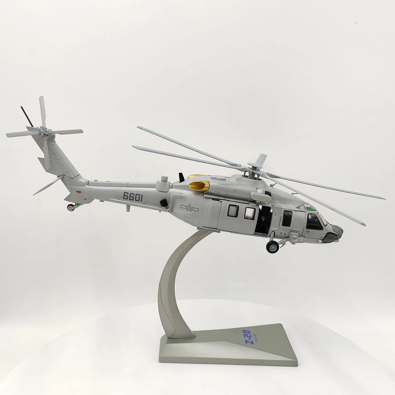 دييكاست AF1 1/72 مقياس الصين Z-20 هليكوبتر العسكرية سبيكة نموذج طائرة المقتنيات تذكارية لعبة كلاسيكية هدية الحنين