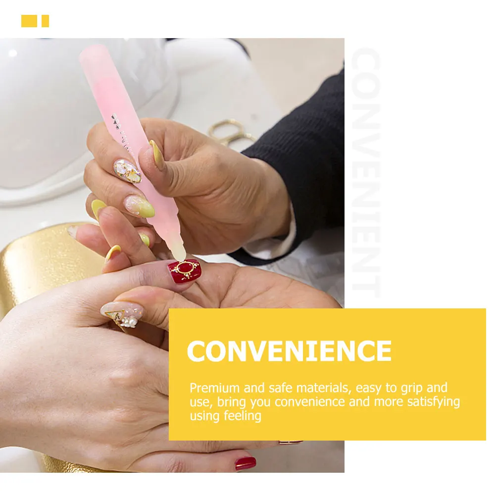 3 قطعة أقلام مزيل طلاء الأظافر إعادة الملء أدوات مانيكير مسمار الفن تصحيح القلم حواف الأظافر تنظيف القلم مانيكير العرض #3
