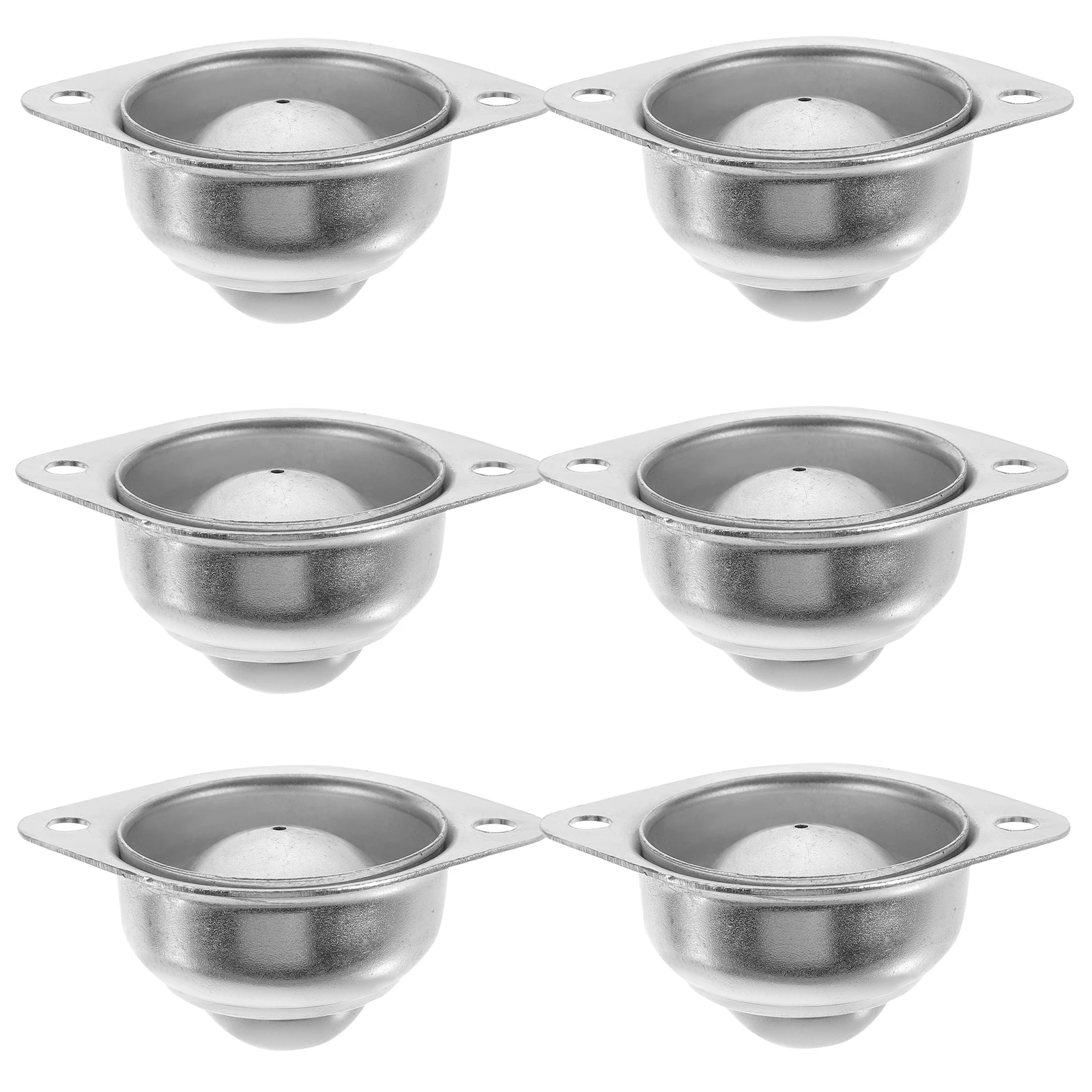 

6pcs Ball Bearing Wheel Carbon Steel Small Appliance Wheels Roller Bearings Screw Rotatable Furniture Casters Mini Caster Tools
