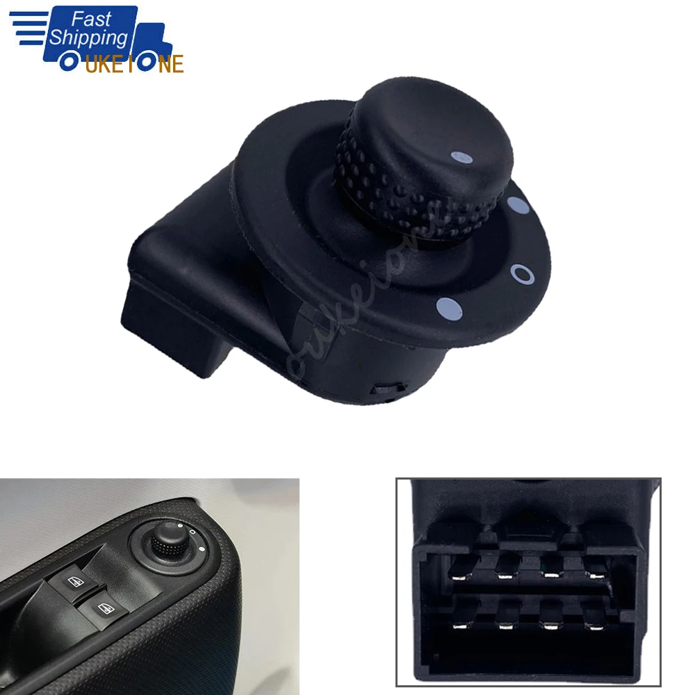 8200214919 Car Rear View Mirror Adjust Switch for Renault Kangoo Clio Master Twingo Modus Megane Dacia 1998-2016 Car Accessories