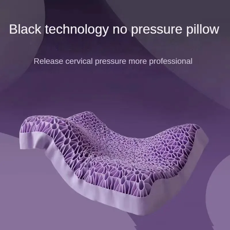 TPE washable pectin pillow dynamic black technology children and adults latex pillow