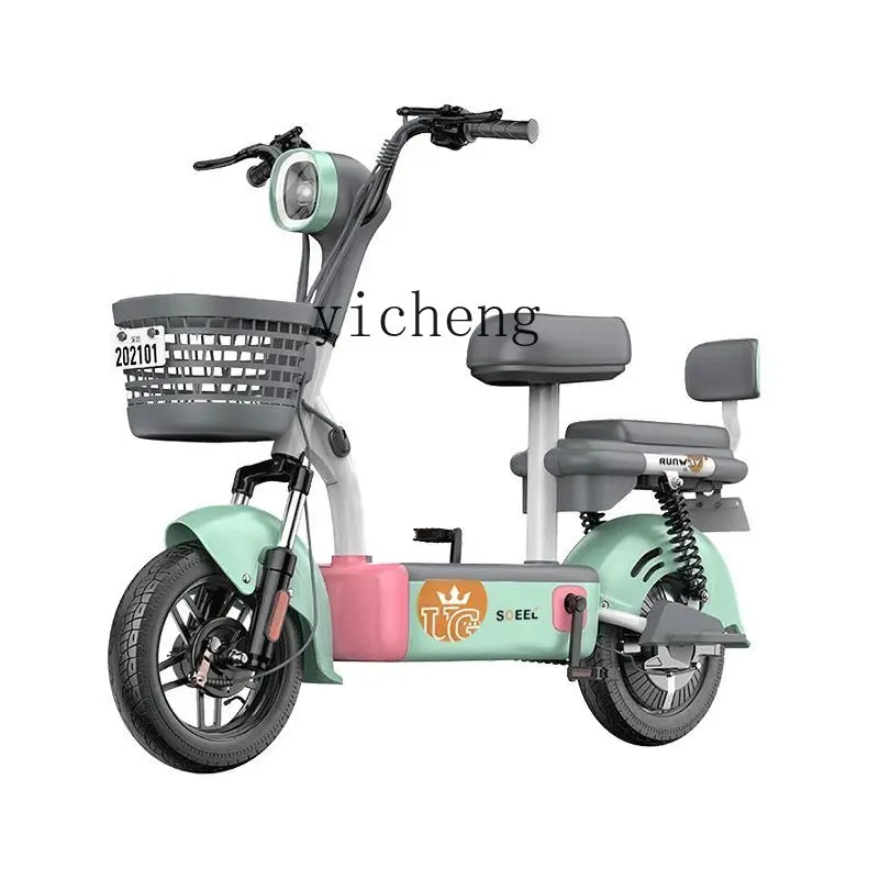 

Zf2024 New Electric Bicycle Battery Car Lithium Battery Women's Walking Adult