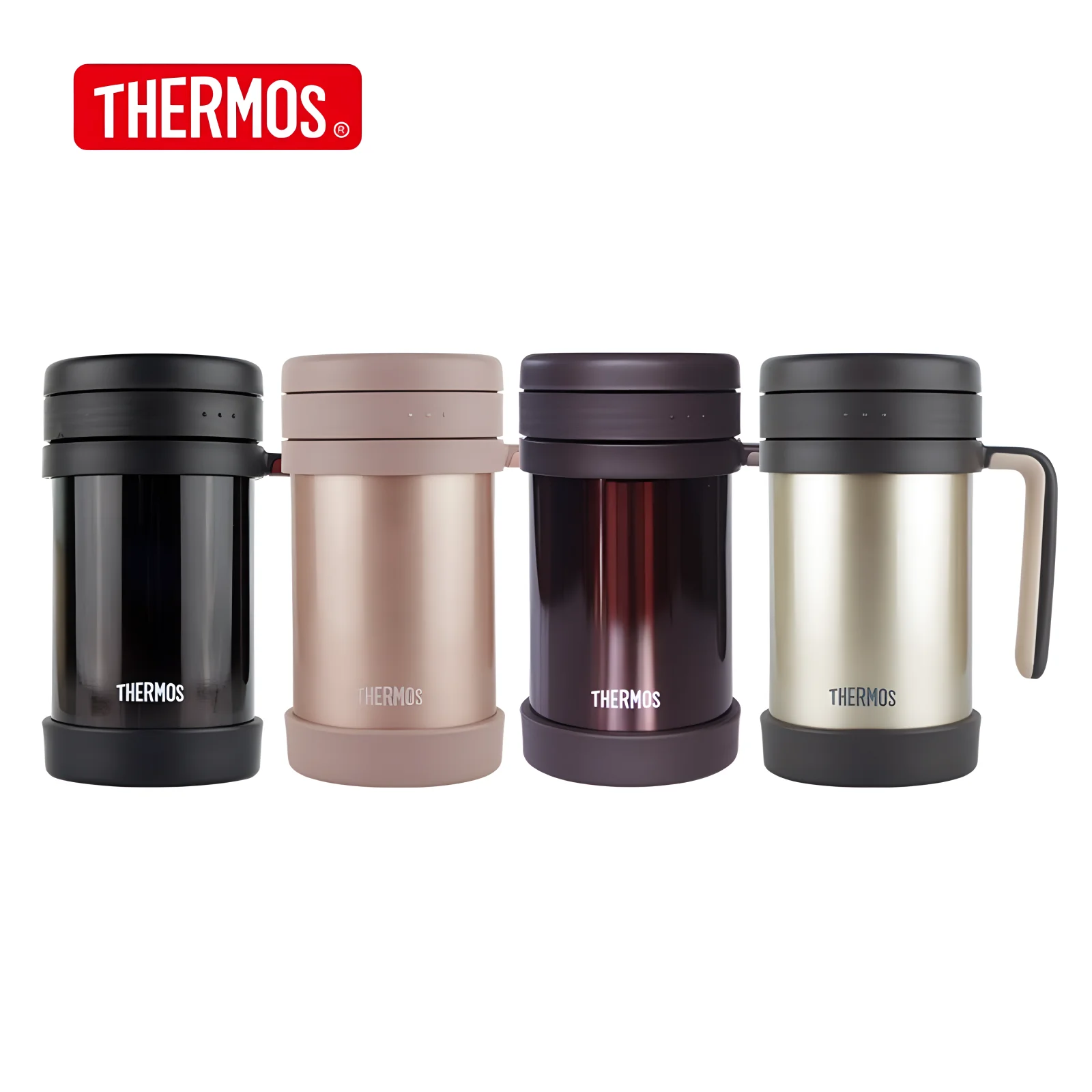 

THERMOS Kitchen high vacuum stainless steel business insulated cup with tea strainer office tea brewing cup TCMF-501 500ML