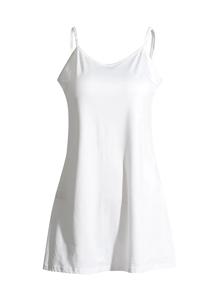 TWOTWINSTYLE solid minimalist mini casual dresses female fashion new 2025