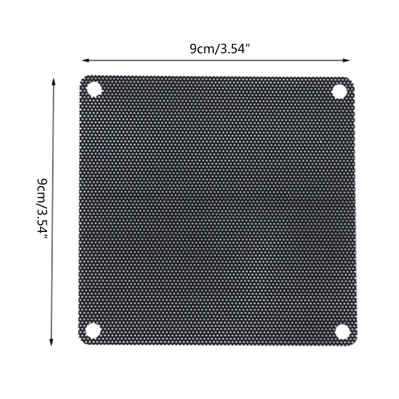 5 Buah Filter Debu Kipas PVC PC Tahan Debu untuk Casing Penutup Jaring Komputer 12/14/9/8/7Cm