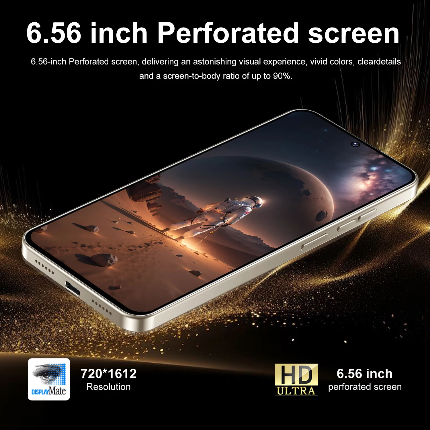 IVMI Global Vision XS26 Ultra Smartphone 4G Network Android 32GB ROM Dual SIM Google Play Store 6.56'' 4000mAh Mobile Phones