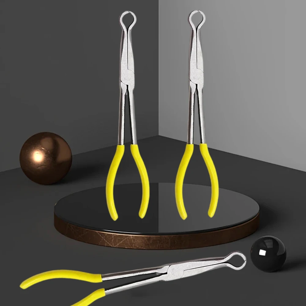 11 นิ้ว CLAMP รถ Spark Plug คีมกําจัดสาย CLAMP เครื่องมือกําจัดรถซ่อมเครื่องมือ O-Type ขยายเข็ม-จมูกคีม