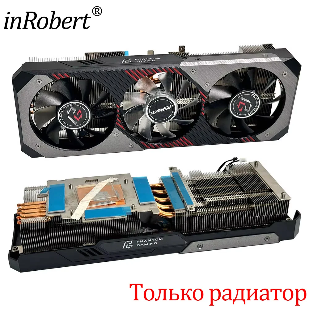Radiator do Asrock RX 5700XT Phantom Gaming karta graficzna grzejnik z płytą tylną
