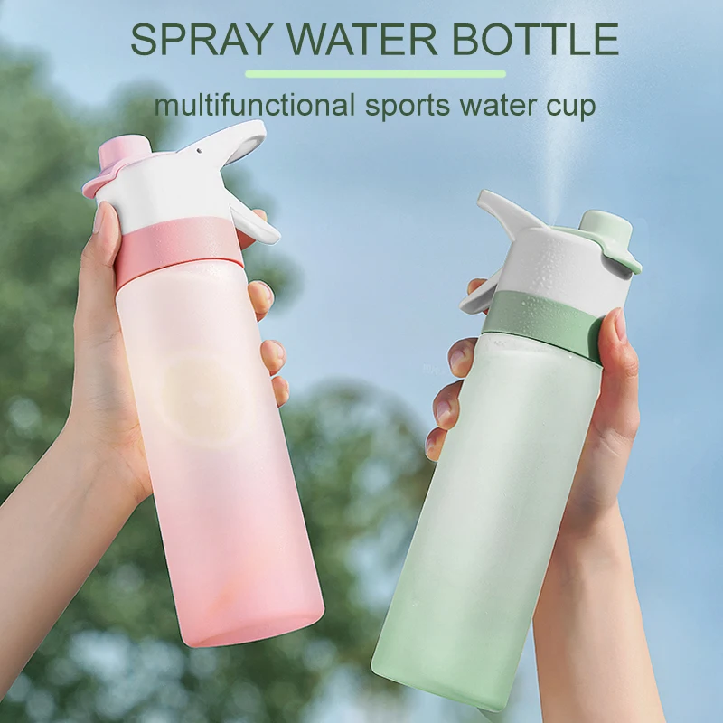 

Outdoor sports fitness water cup Large capacity spray bottle BPA free beverage travel bottle Cooling portable sports