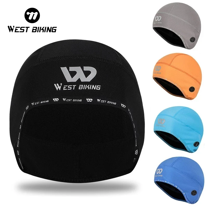 WEST BIKINGฤดูหนาวหมวกขี่จักรยานWindproof Warmขนแกะหมวกจักรยานกีฬากลางแจ้งBalaclavaเล่นสกีสโนว์บอร์ดวิ่งหมวกกันน็อกหมวก