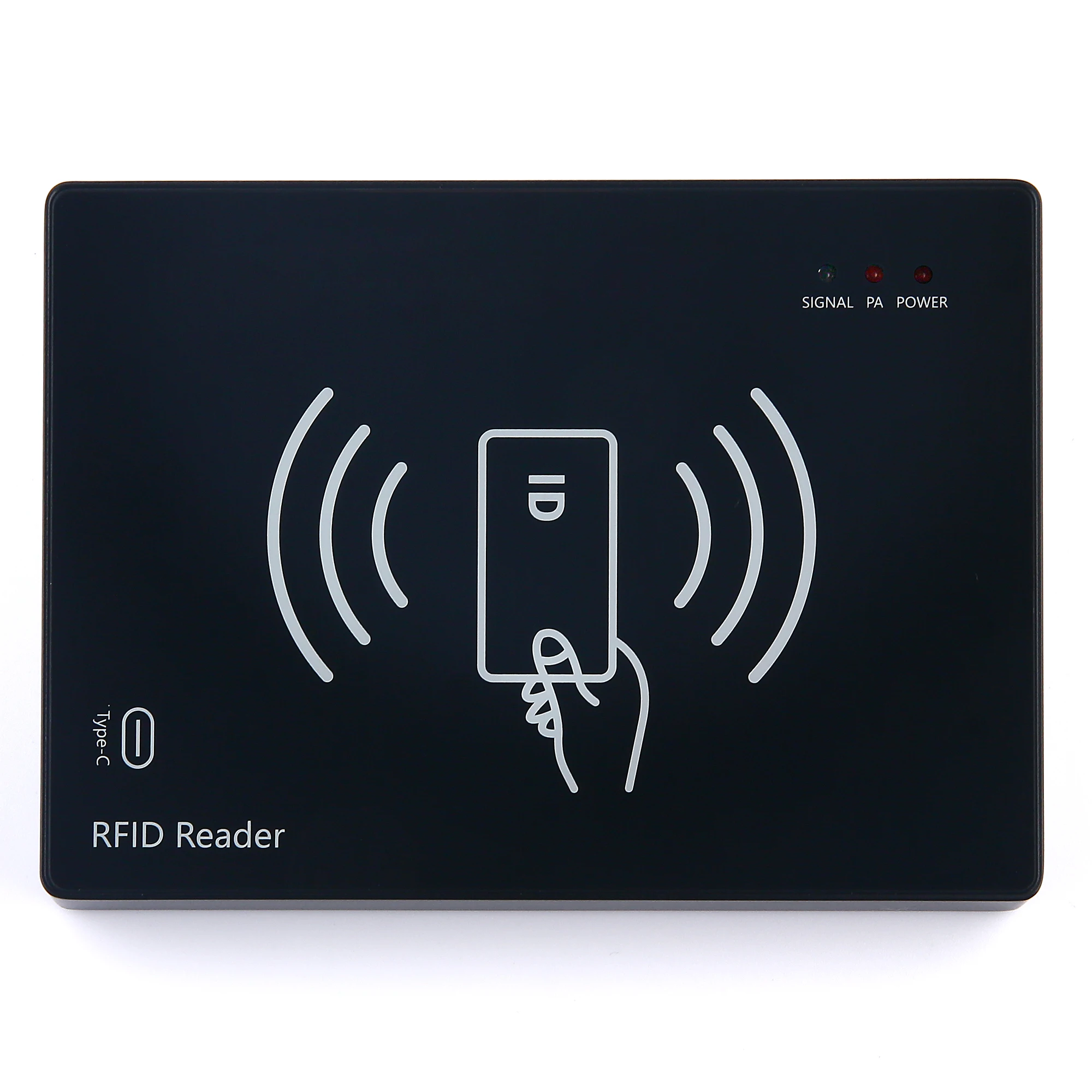 Lector de tarjetas inteligentes USB NFC sin contacto Control de acceso 125khz RFID 860-960MHz Espumadero de tarjetas de frecuencia