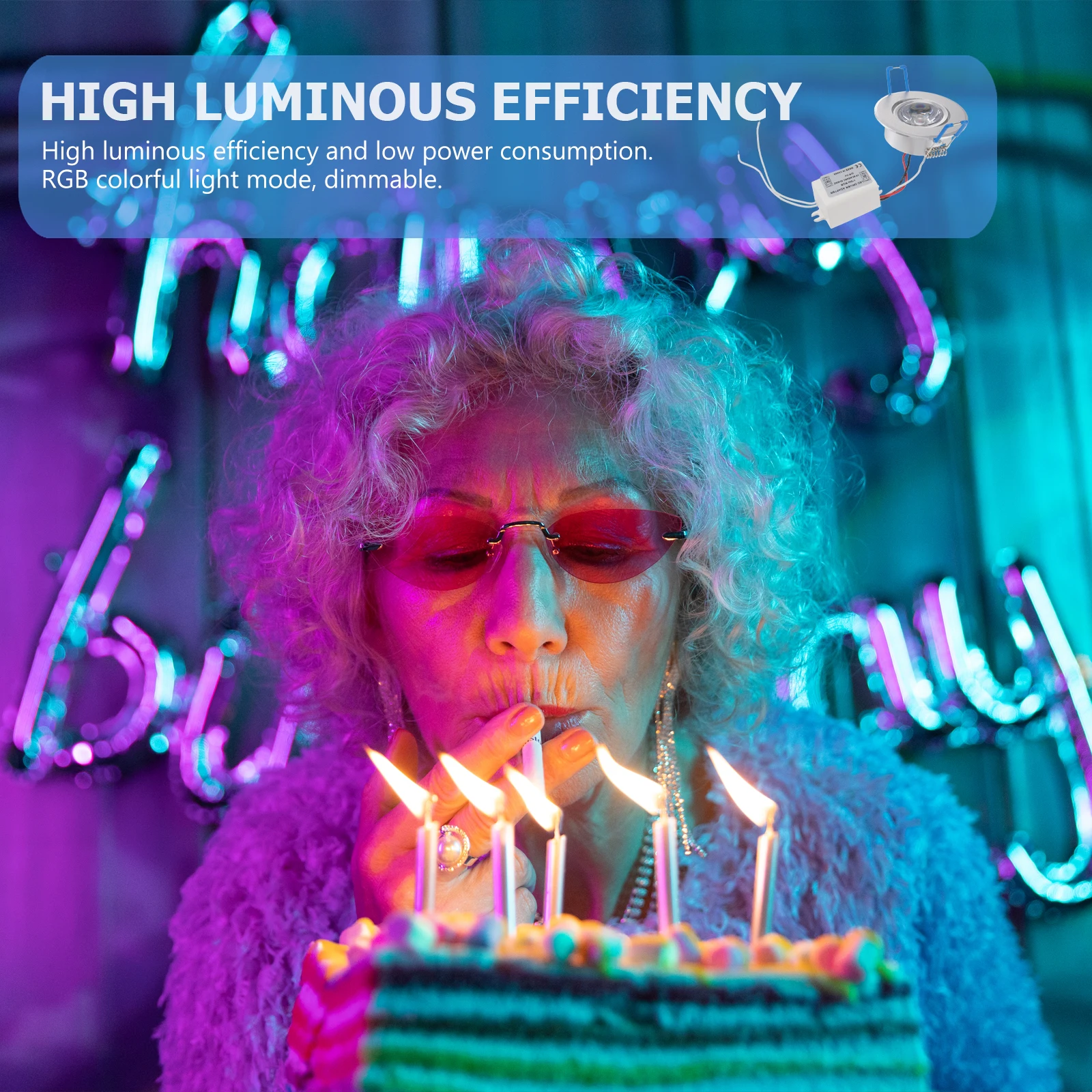 

Rgb Ceiling Light Dimmable Color Changing Led Ceiling Downlight For Home Bar Ktv Decoration Spotlight Lighting